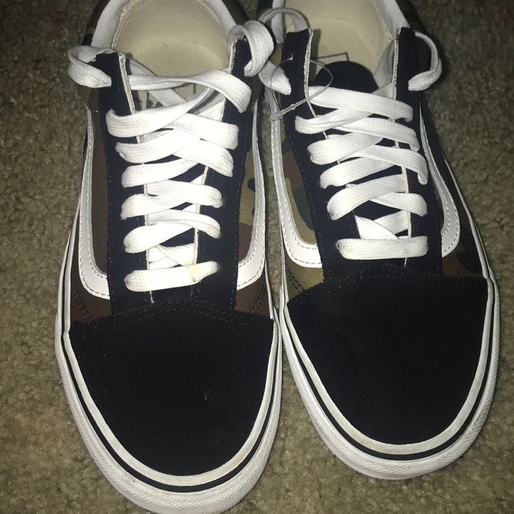 Green camo vans❤️